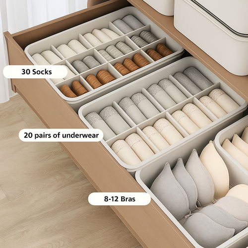 SmartSpace Socks & Underwear Organizer