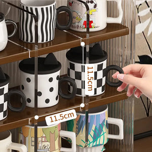 Acrylic Kitchen Office Mug & Pantry Rack