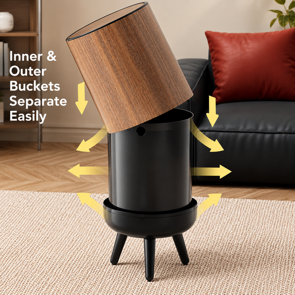 Modern Elevated Home Dustbin