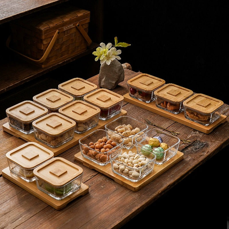 Easy Serving Snack Platter with Mini Containers