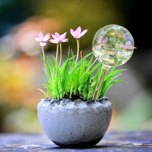 Pearlescent Glass Plant Watering Globe