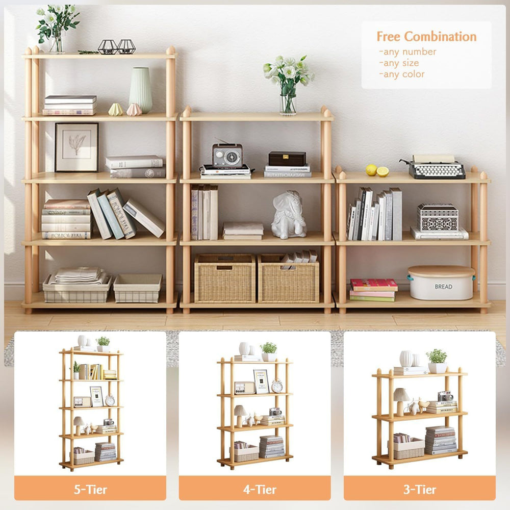Customizable Wooden Storage & Decor Rack