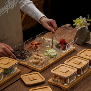 Easy Serving Snack Platter with Mini Containers