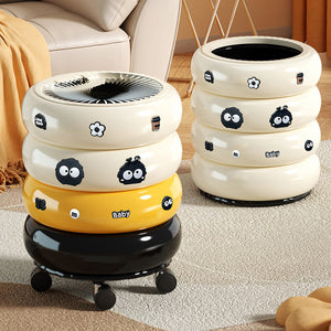 Large Capacity Donut Trash Can