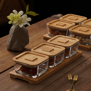 Easy Serving Snack Platter with Mini Containers