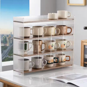 Acrylic Kitchen Office Mug & Pantry Rack
