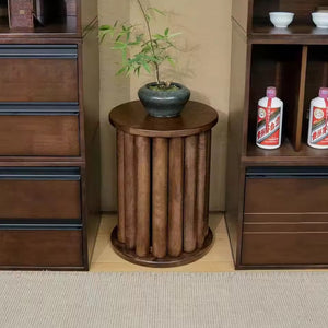 4-in-1 Stackable Wooden Stool Set