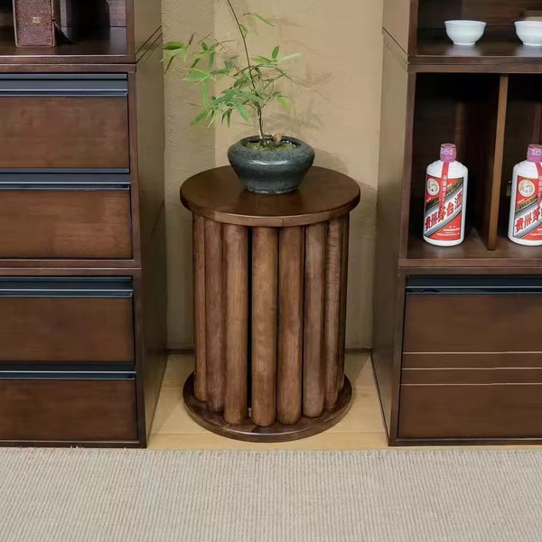4-in-1 Stackable Wooden Stool Set