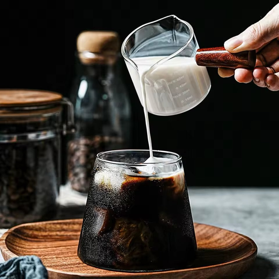 Barista Style Borosilicate Measuring Cup