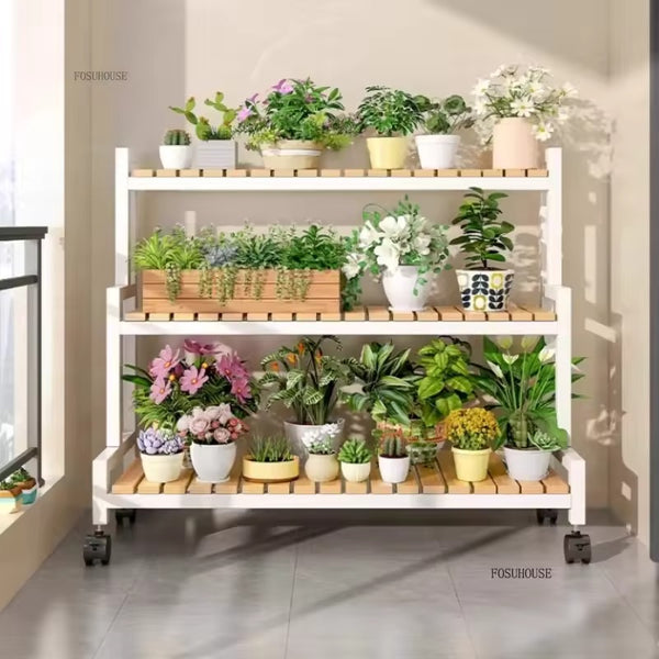 Stepped Shelf Plant Organizer Stand