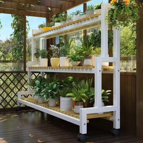 Stepped Shelf Plant Organizer Stand