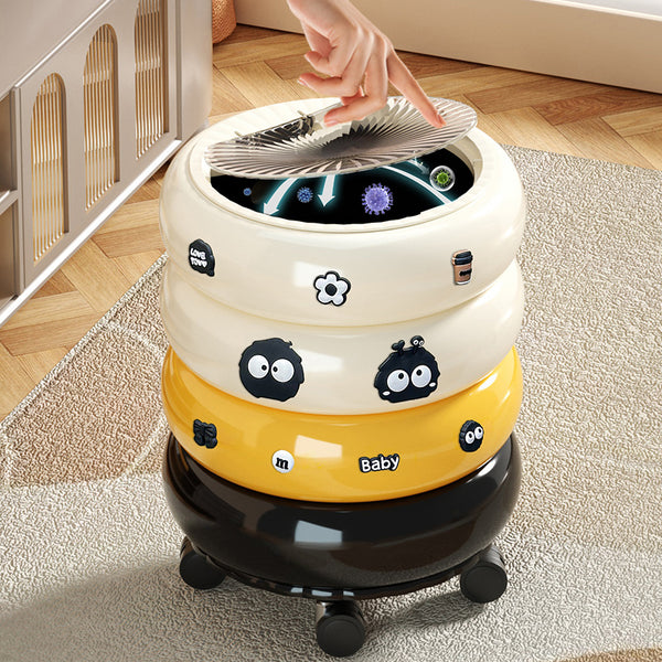 Large Capacity Donut Trash Can