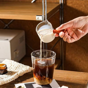 Barista Style Borosilicate Measuring Cup