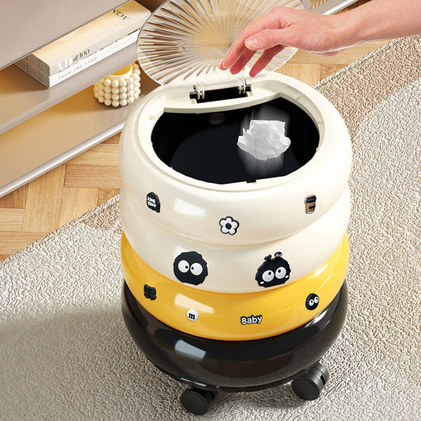 Large Capacity Donut Trash Can