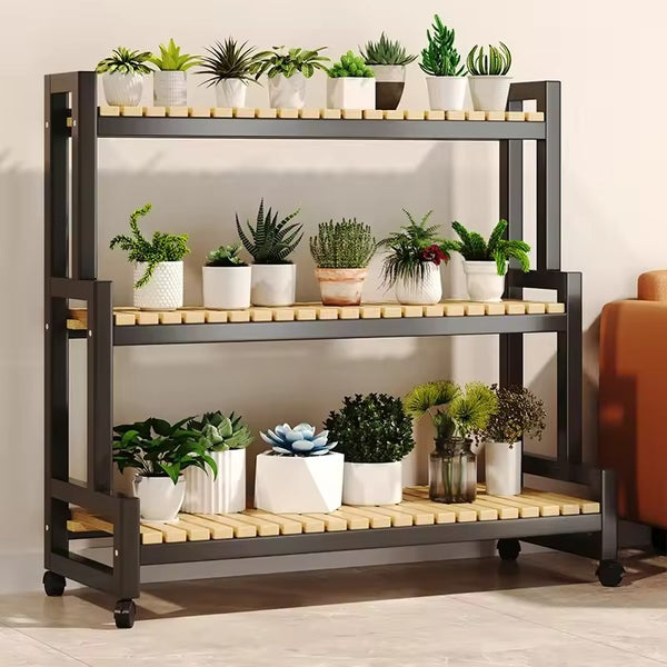 Stepped Shelf Plant Organizer Stand