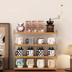 Acrylic Kitchen Office Mug & Pantry Rack