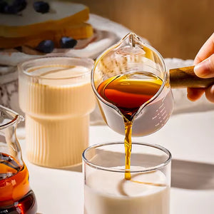 Barista Style Borosilicate Measuring Cup
