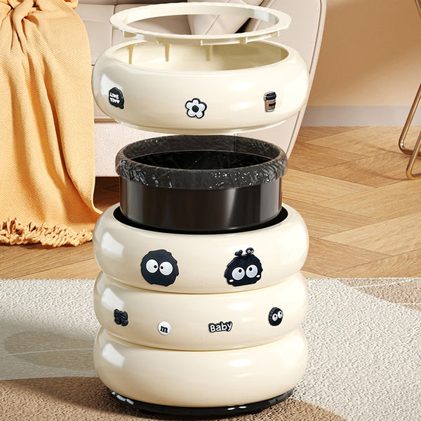 Large Capacity Donut Trash Can