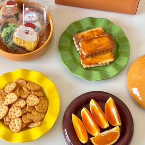 Cute Burger Style Ceramic Bowls & Plates
