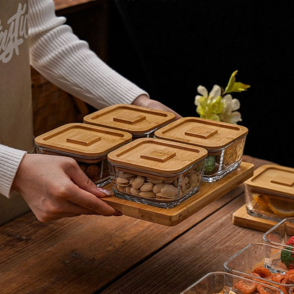 Easy Serving Snack Platter with Mini Containers