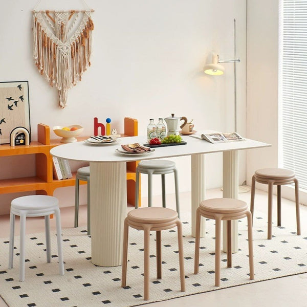 Colorful Stackable Decorative Multi Use Chairs