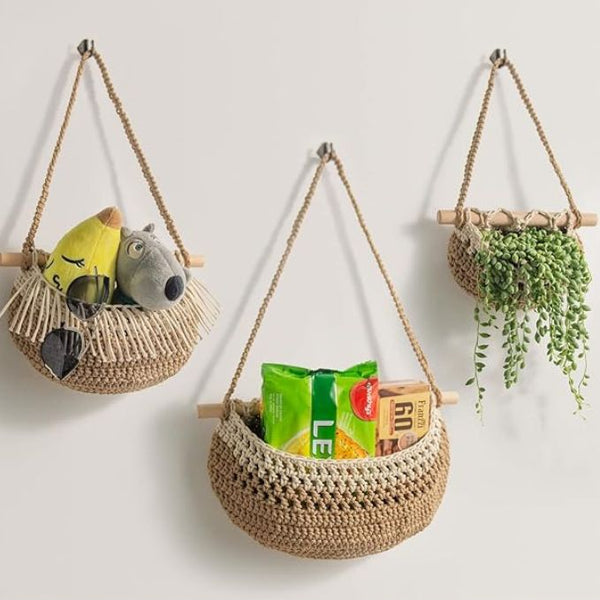 Jute Multi-Purpose Hanging Organizer