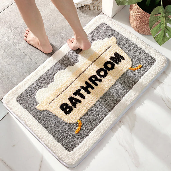 Bubble Tub Quick-Dry Bathroom Rug