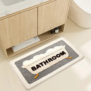 Bubble Tub Quick-Dry Bathroom Rug