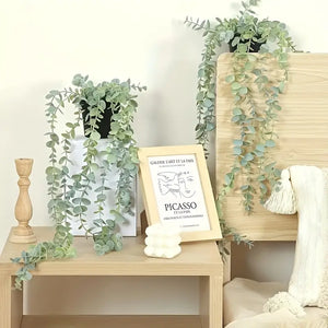 Artificial Hanging Potted Eucalyptus Plant
