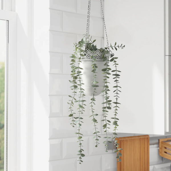 Artificial Hanging Potted Eucalyptus Plant