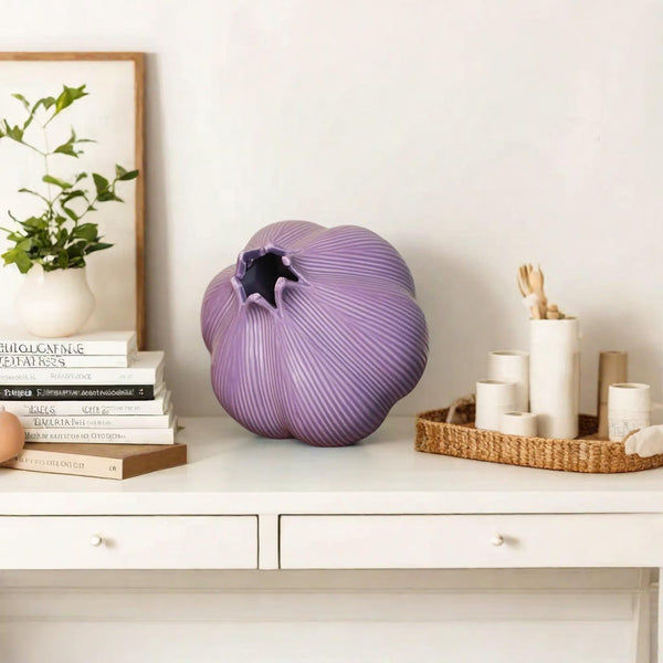 Onion Shaped Ceramic Flower Vase