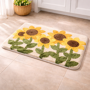3D Sunflower Ultra-Soft Premium Rug