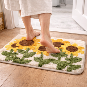 3D Sunflower Ultra-Soft Premium Rug