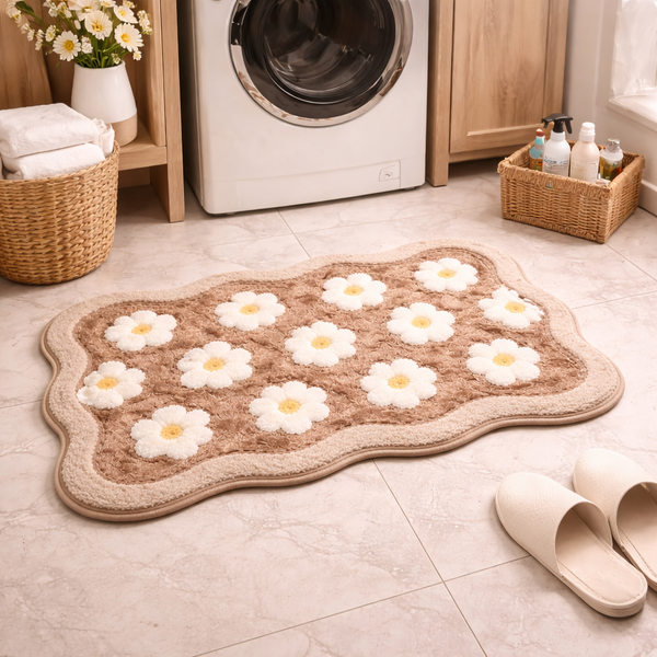 3D Daisy Charm Ultra-Soft Premium Rug