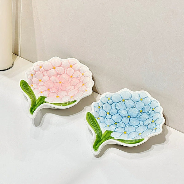 Luxury Blossom Ceramic Soap Stand