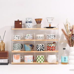 Acrylic Kitchen Office Mug & Pantry Rack