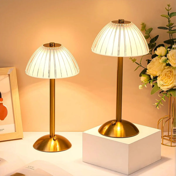 Premium Metallic Table Glow Lamp