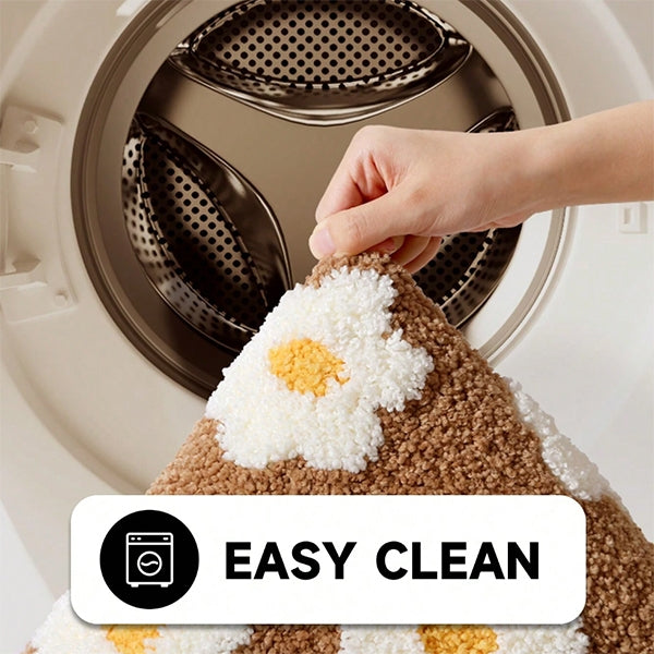 Daisy Charm Soft Absorbent Floor Rug