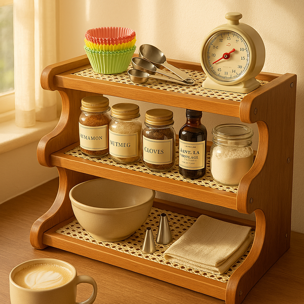 Cozy Corner Wooden Shelf